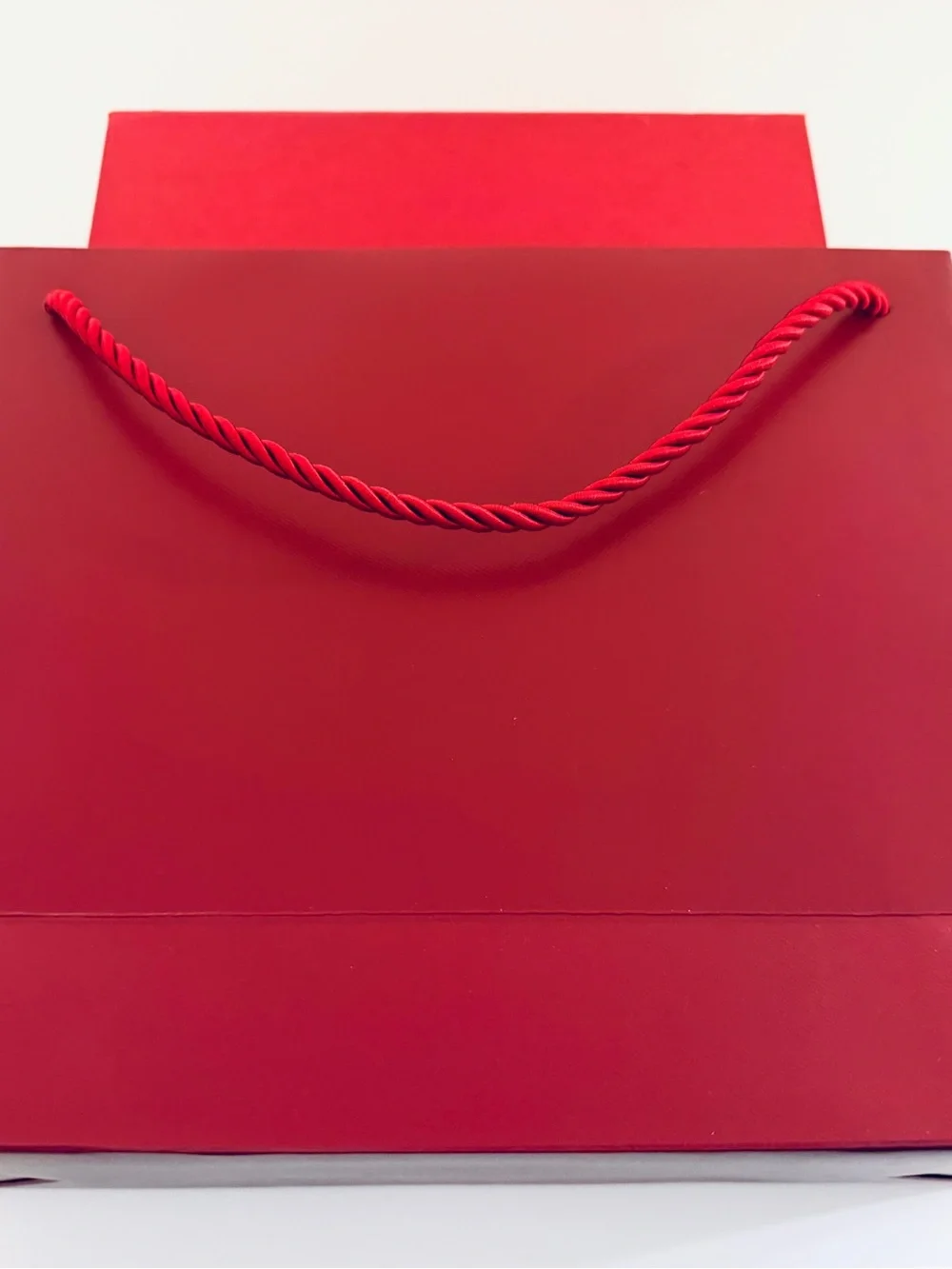 Cartier Red Box W Shopping Bag